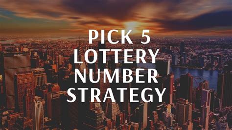 This method is all about helping you select a wider number spread for your lottery ticket. . Pick 5 lottery numbers